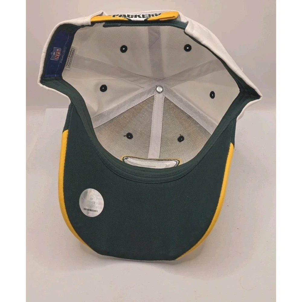 Green‎ Bay Packers Reebok Strapback Cap Hat G Logo Yellow Green NFL Football
